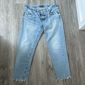 Moussy. Size 29. Super super comfy.